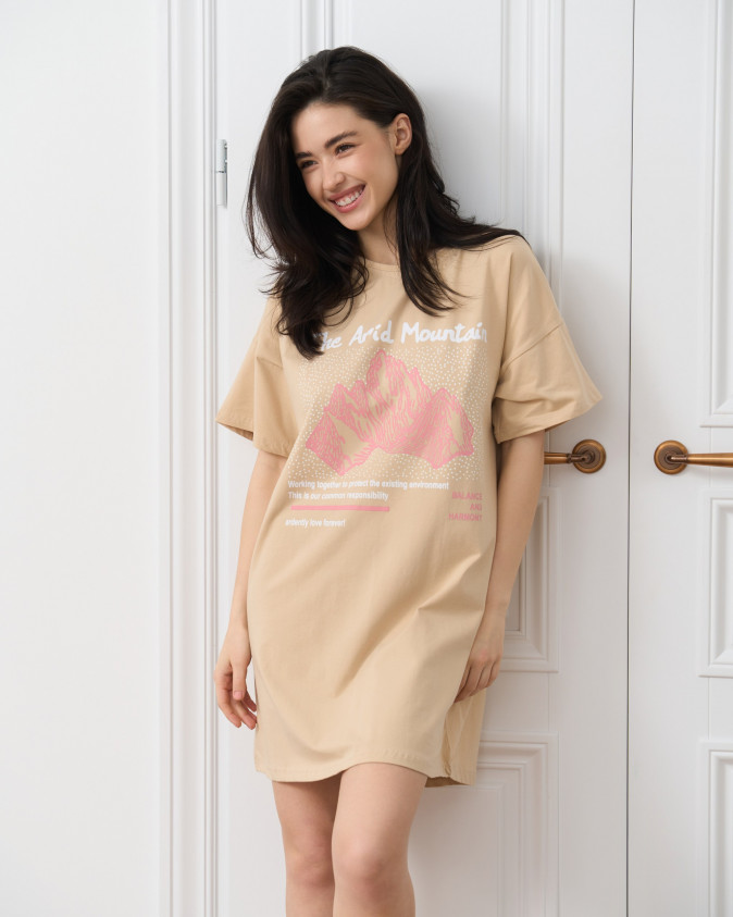 Жіноча туніка вільного крою - Гори