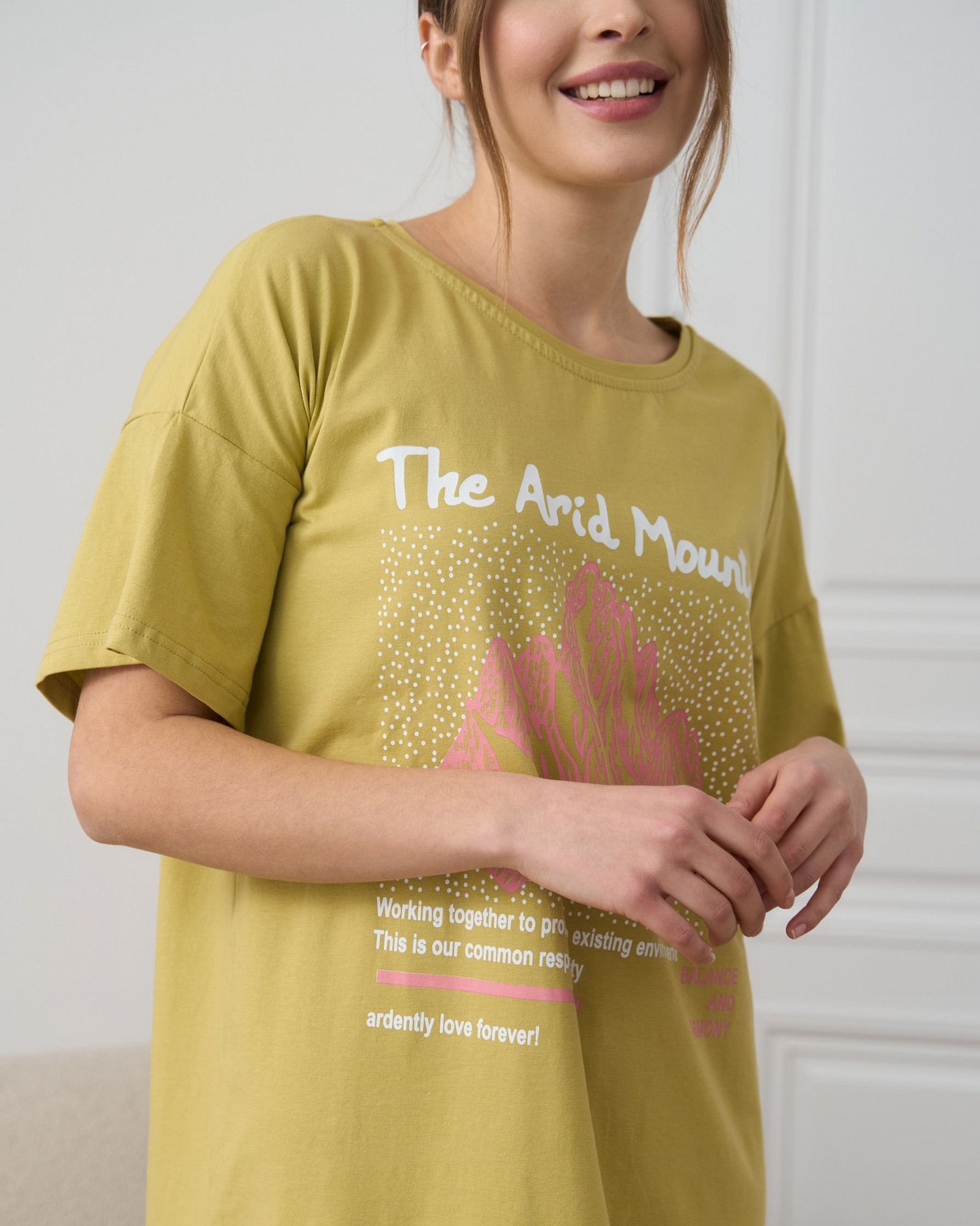 Жіноча туніка вільного крою - Гори