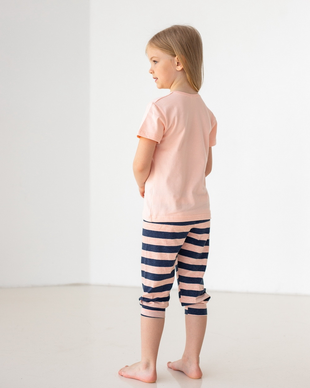 Комплект з капрі на дівчинку - котик