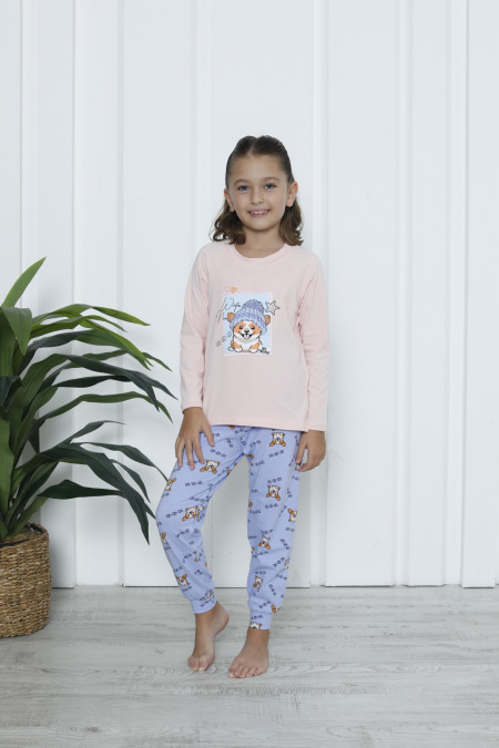 Дитячий комплект на дівчинку зі штанами - Коргі