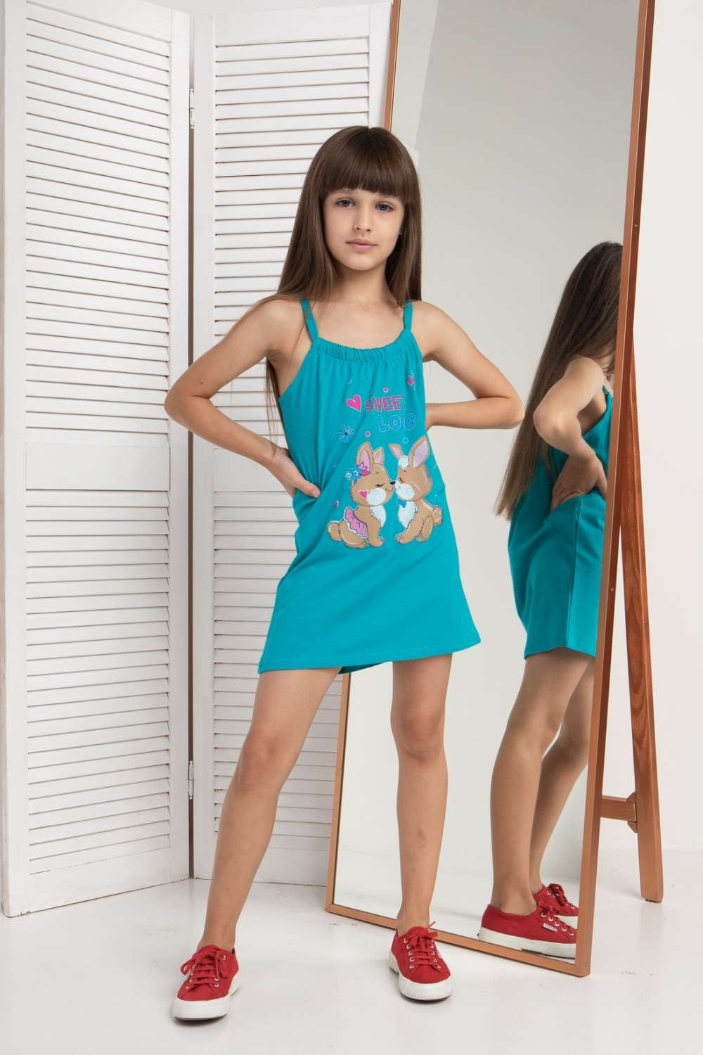 Платье на девочку с зайчиками Sweet Love