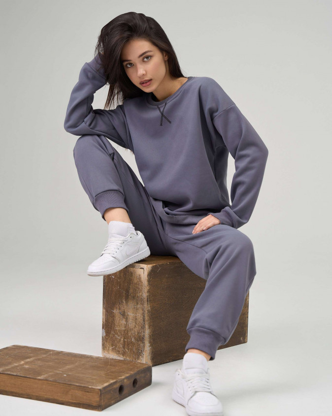 Жіночий теплий спортивний костюм - Байка з начосом 