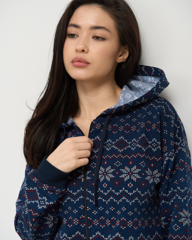 Теплий спортивний костюм на блискавці - Байка