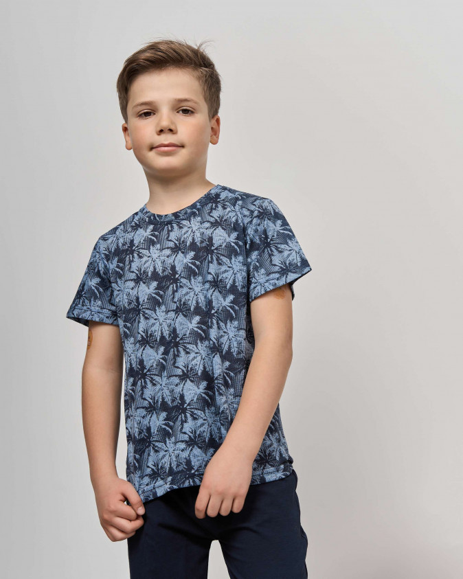 Комплект з капрі для хлопчика - Пальми 