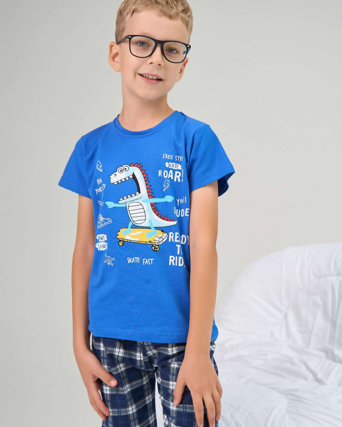 Комплект з шортами на хлопчика - Динозавр