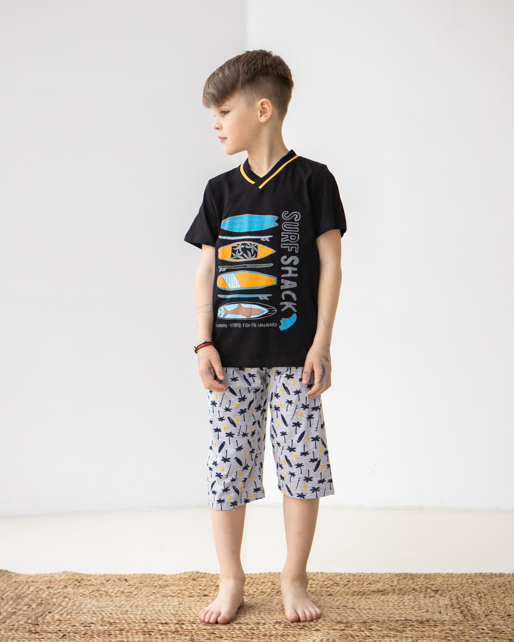 Подростковый комплект с шортами на мальчика - Surf