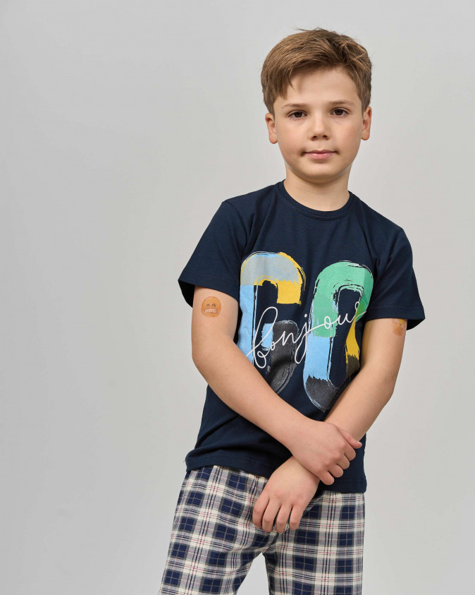 Комплект для хлопчика з капрі підліток - Go