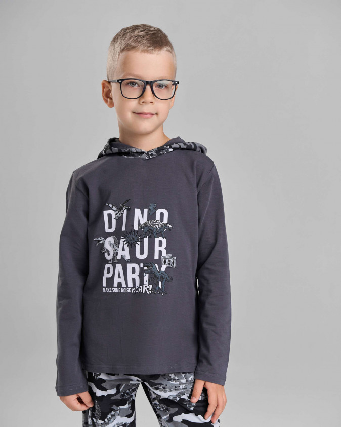 Підлітковий комплект на хлопчика з капюшоном - 2 кольори