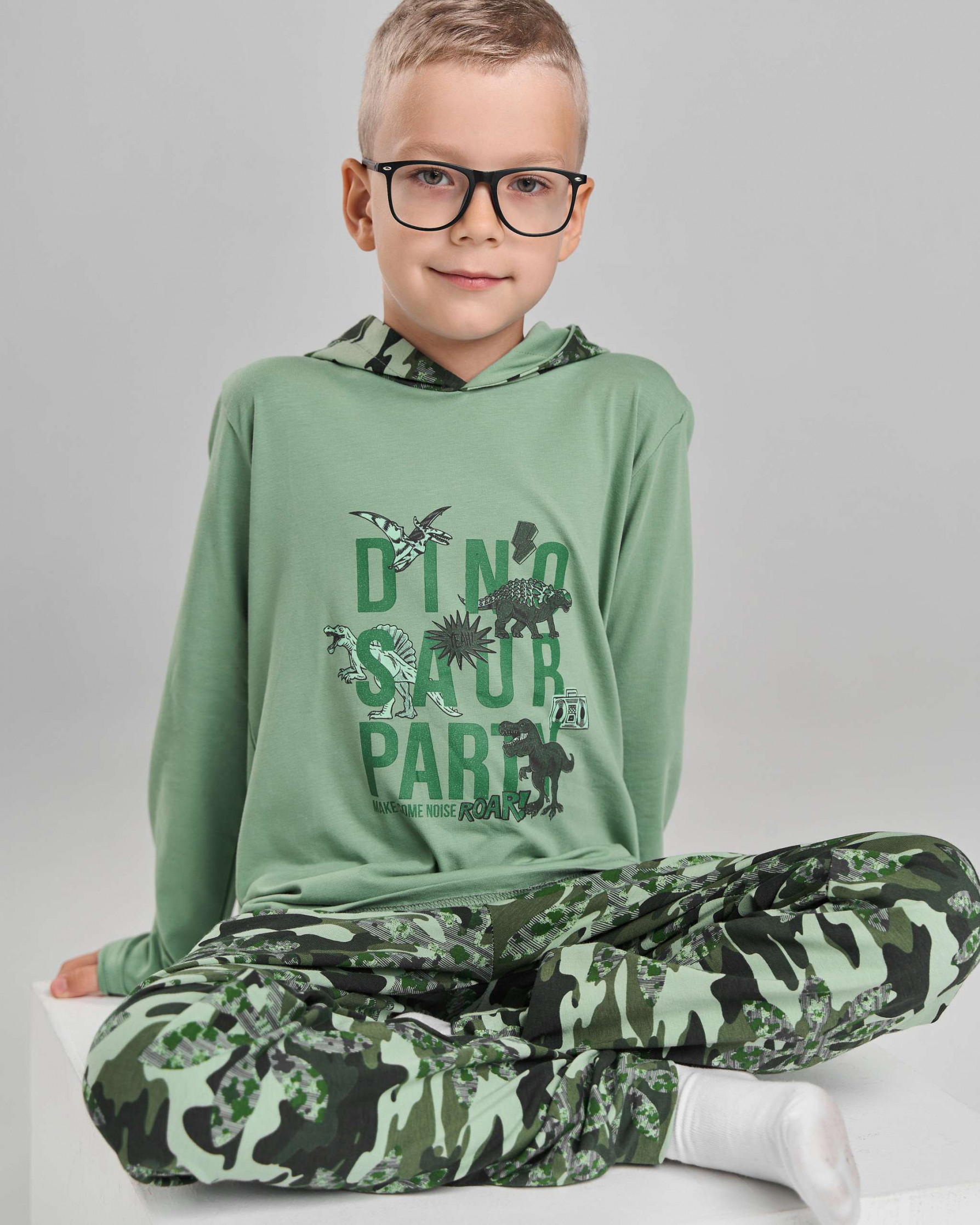 Подростковый комплект на мальчика с капюшоном - 2 цвета