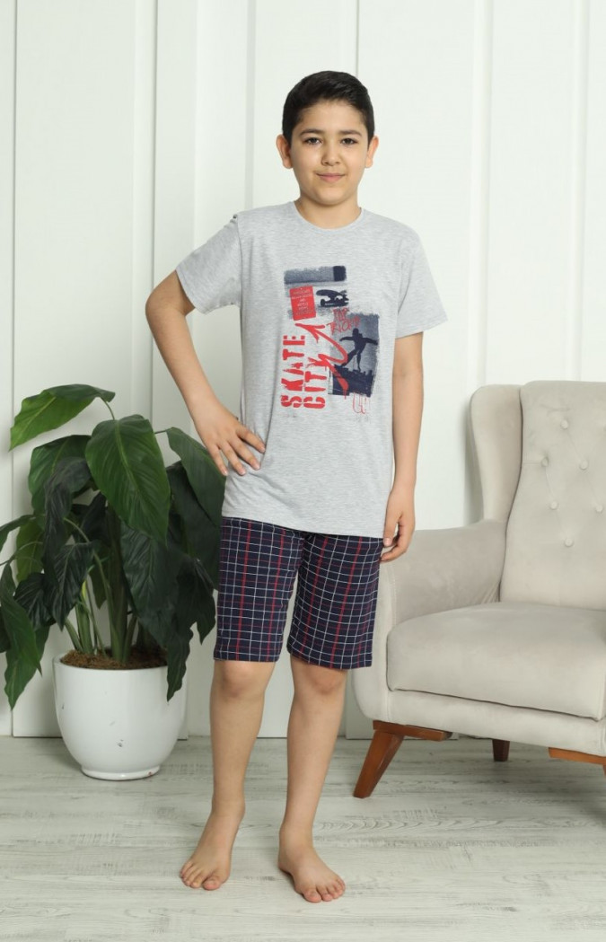 Комплект з шортиками на хлопчика-підлітка - Skate city