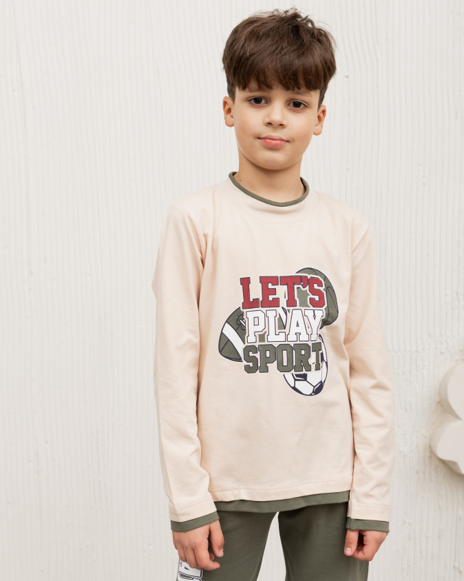 Підлітковий комплект зі штанами на хлопчика - Sport