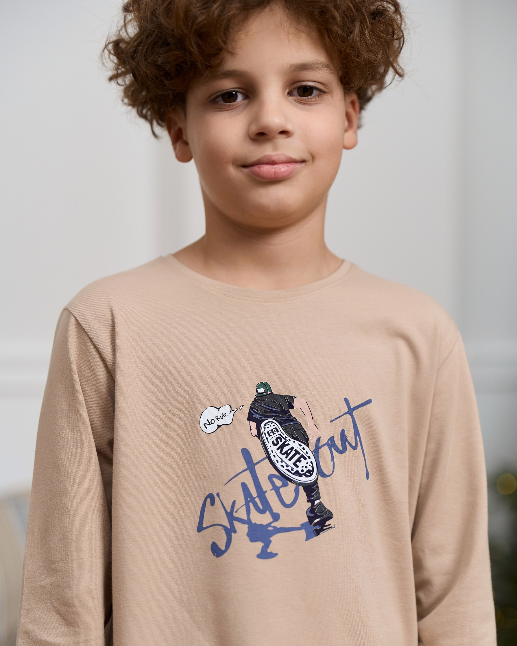 Підлітковий комплект на хлопчика Skate - клітинка на штанях