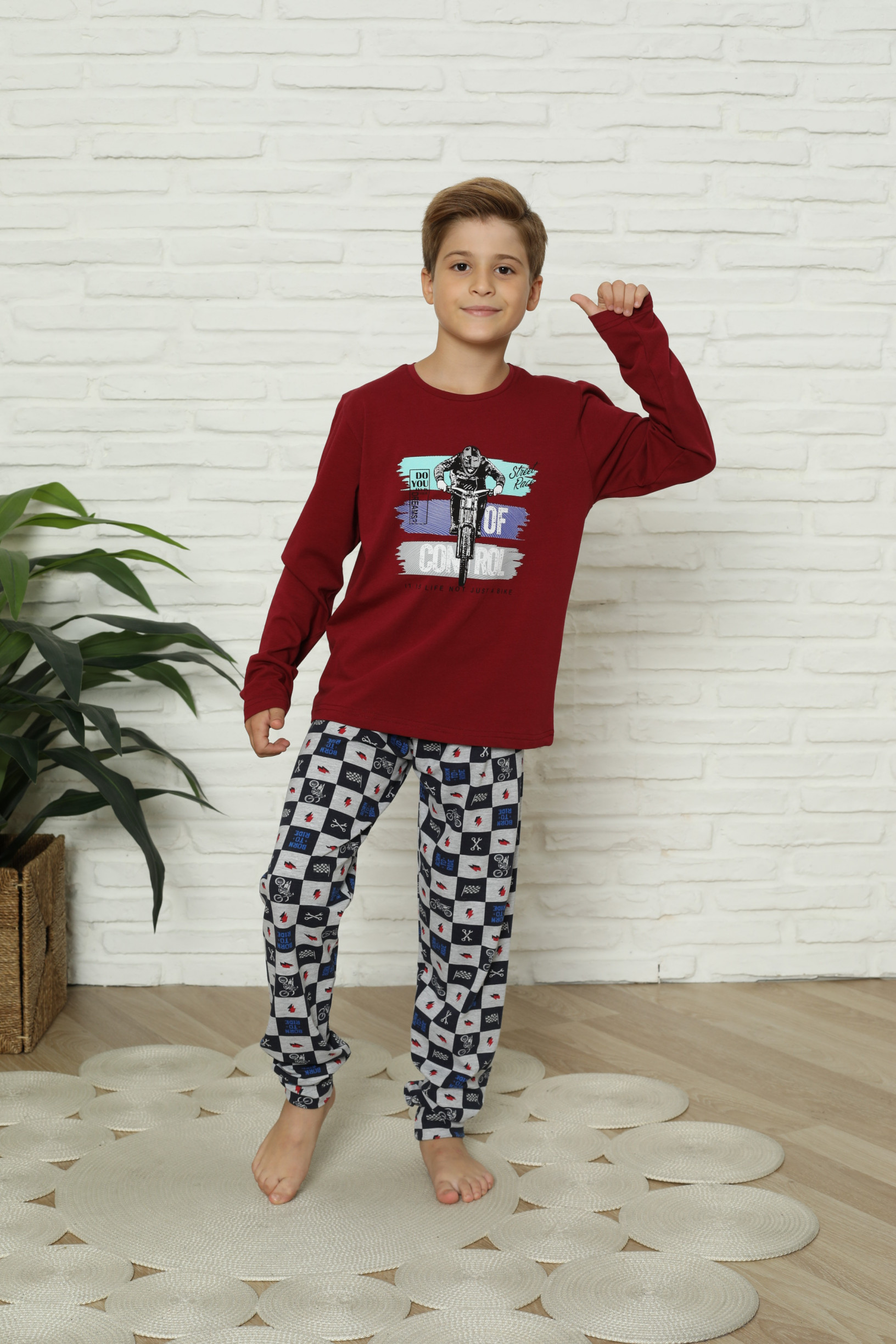 Підлітковий комплект на хлопчика - Мотоцикліст