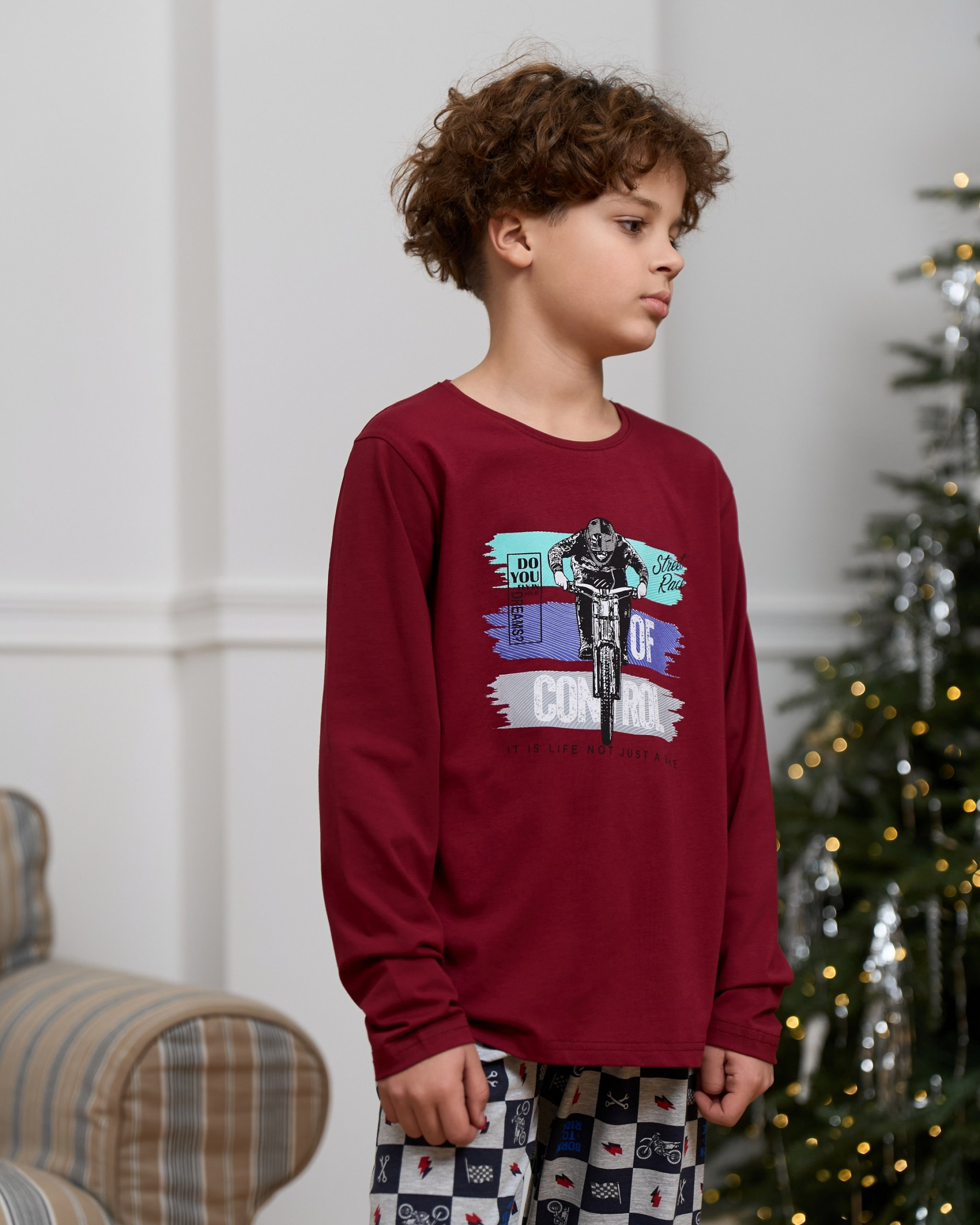 Подростковый комплект на мальчика - Мотоциклист