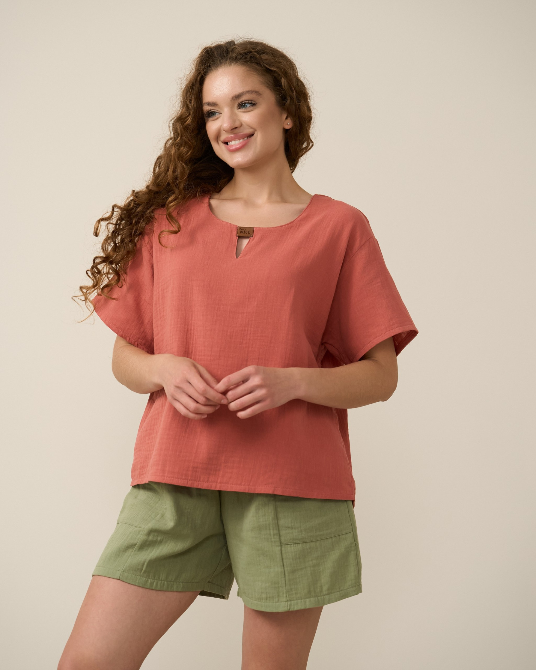 Жіночий комплект з шортиками - Інтерлок