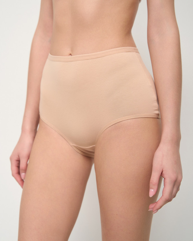 Жіночі трусики Plus Size висока посадка - базовий мікс - від 5 шт.