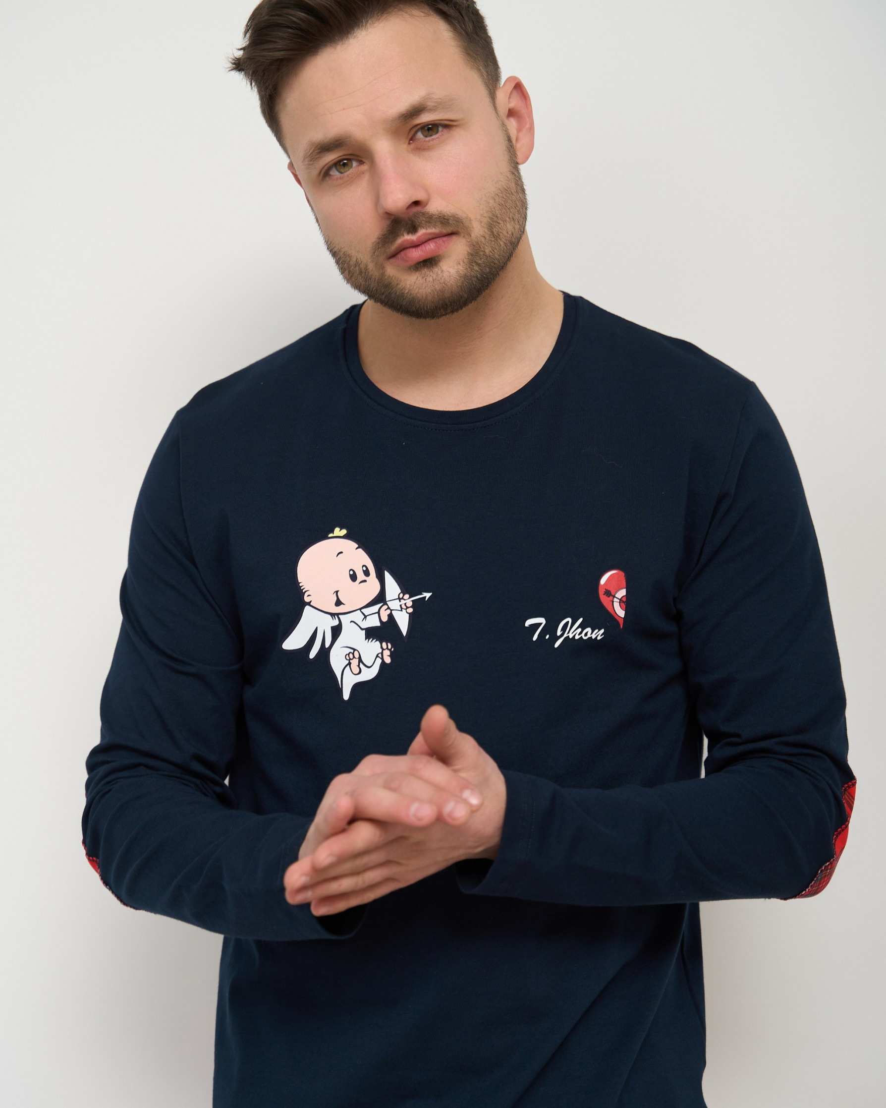 Чоловічий комплект бавовняний - Купідончик - Family look для пари