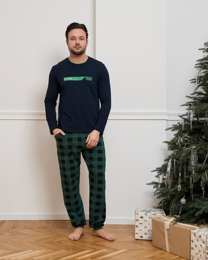 Чоловічий комплект зі штанами у клітинку - Future