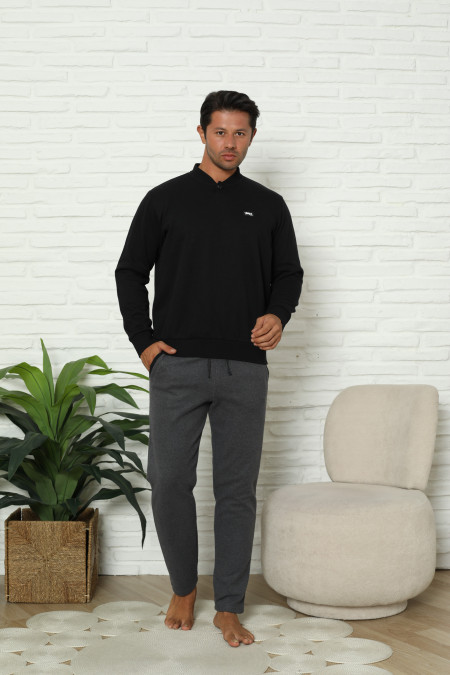 Чоловічий комплект з кофтою - Теплий трикотаж