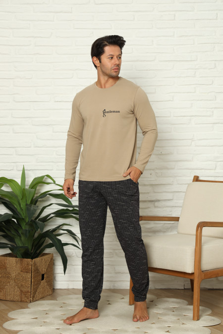 Чоловічий комплект зі штанами штрихи - Gentleman