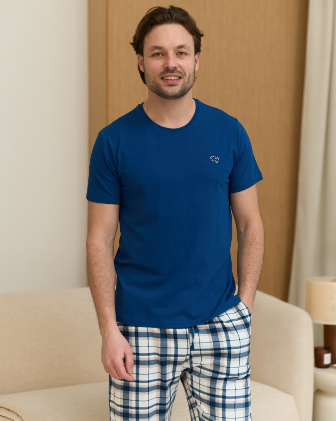 Чоловічий комплект з шортами Пазл - Family look для пари