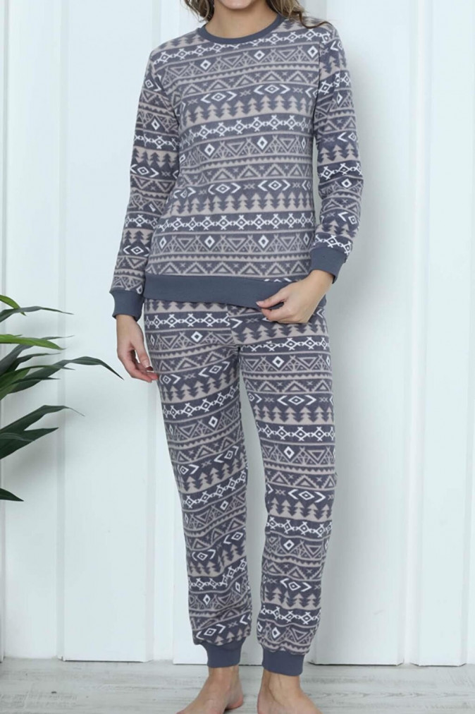 Жіночий костюм зі штанами Фліс - візерунки