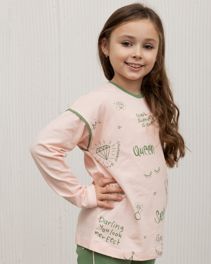 Підліткова піжама на дівчинку зі штанами - Queen
