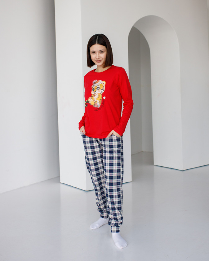 Жіночий комплект зі штанами - тигреня Happy Years