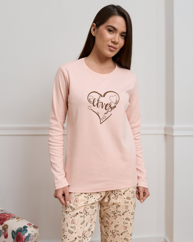 Жіночий комплект зі штанами - Loves - Інтерлок