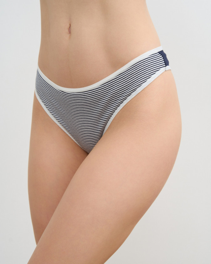 Жіночі стрінги бавовна - Сердечки-зірочки