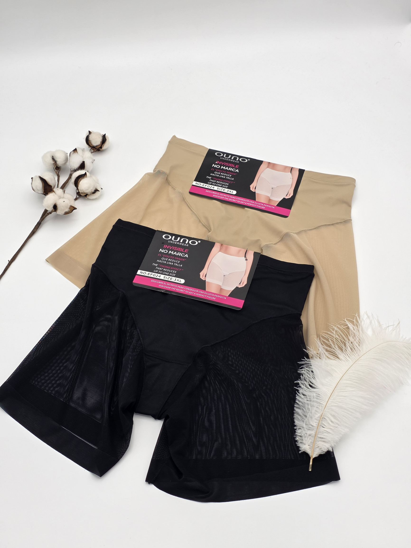 Панталони коригувальні, шорти з сіточкою Plus Size - поліамід