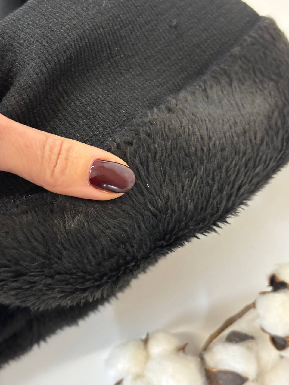 Лосины женские на меху с манжетом - до -30